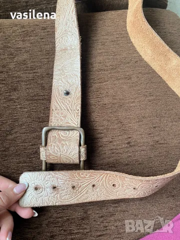 Винтидж колан от естествена кожа Replay, снимка 2 - Колани - 50054152