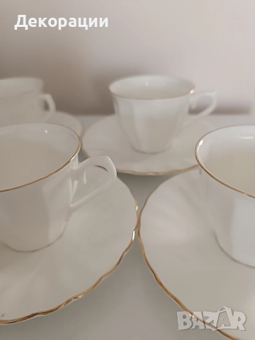 нов сервиз за кафе от фин костен порцелан BONONIA , снимка 3 - Сервизи - 52602830