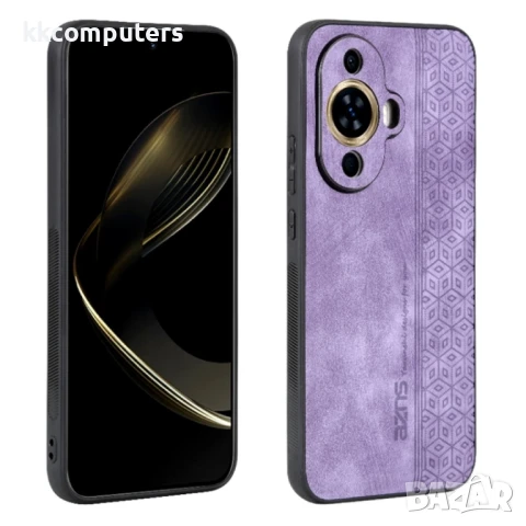 Huawei nova 11 Pro 4G / 11 Ultra 4G AZNS Удароустойчив Кожен Калъф и Протектор, снимка 10 - Калъфи, кейсове - 50659459
