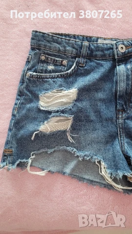 Къси дънкови пакталонки , снимка 3 - Къси панталони и бермуди - 50773604