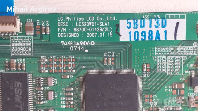 T-CON BOARD /ТИКОНИ/ ПЛАТКИ ПАНГЮРИЩЕ-1.13 /HV430FHB-GOA- 47-6021331/32T42-COK CTRL BD/.HV320FHB-N00, снимка 14 - Части и Платки - 46777217