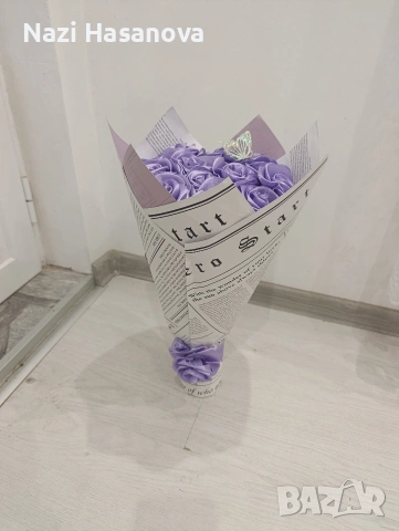 сатенени рози за всеки повод., снимка 5 - Изкуствени цветя - 53338809