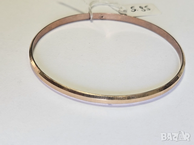 Дамска златна твърда гривна 585/14к 5.95гр