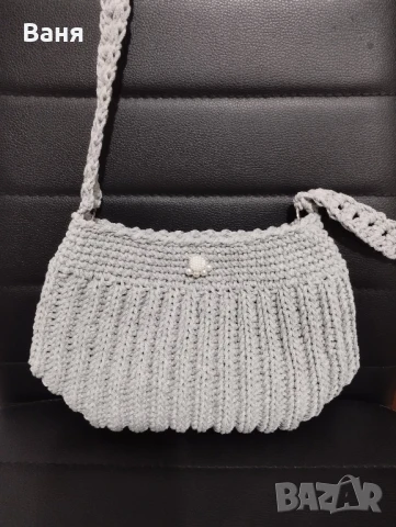 плетена дамска чанта, снимка 3 - Чанти - 51389420