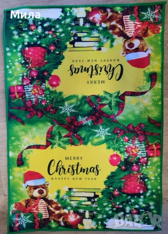 Коледни кърпи 40/60, снимка 2 - Коледни подаръци - 52710532