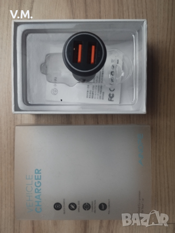 AINOPE двойно USB зарядно за кола с QC 3.0, снимка 2 - Аксесоари и консумативи - 44962278