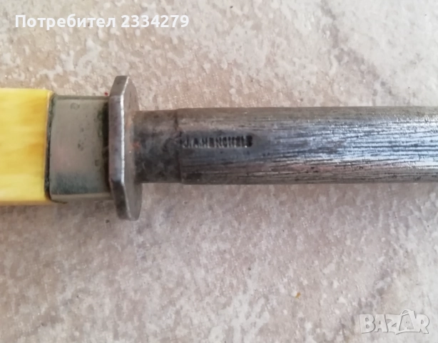 Антични сатър, нож, масат, рукан, копач. , снимка 17 - Антикварни и старинни предмети - 51762665