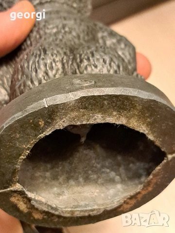 Руска метална статуетка на мечето Миша Олимпиадата в Москва 1980г., снимка 5 - Статуетки - 53153535