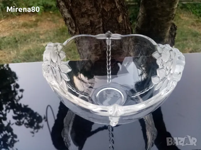 * Walther Glass * - кристална купичка, снимка 1 - Чинии - 47021324