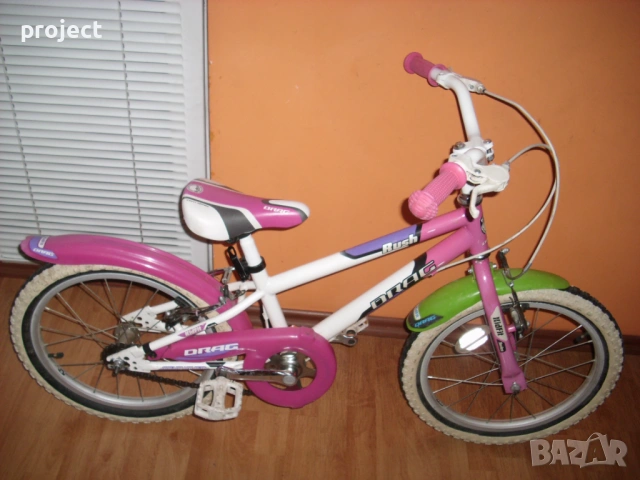 ДРАГ/DRAG/18" Идеален детски велосипед,колело с помощни колела.Промо., снимка 5 - Детски велосипеди, триколки и коли - 53852436