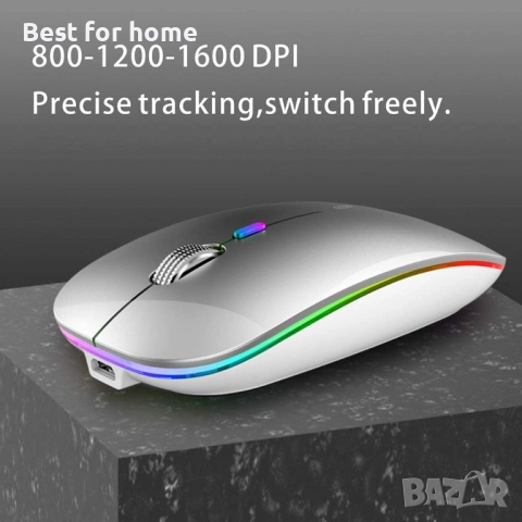 Uiosmuph Bluetooth мишка, снимка 8 - Клавиатури и мишки - 52925835