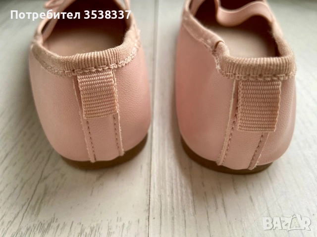 Балеринки HM, цвят пудра, 29 номер, снимка 2 - Детски обувки - 52203515