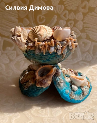 Сувенир за подарък с морски мидички и раковинки, снимка 3 - Морски сувенири - 51431610