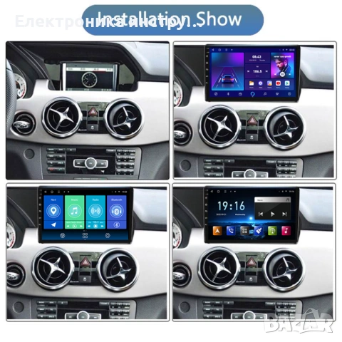 Android мултимедия GPS навигация CarPlay Android Auto + Камера – за Mercedes GLK X204 (2008–2015), снимка 4 - Аксесоари и консумативи - 53992308