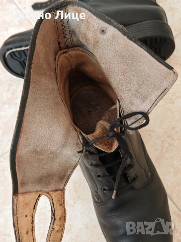 Български Военни Офицерски Строеви Соц Обувки Чепици 1970те г., снимка 5 - Антикварни и старинни предмети - 53840699