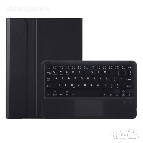 AH28-A Кожен Калъф с Bluetooth Клавиатура с Тъчпад за Honor Pad X9a / X9 Pro - Магнитна Отделяема, С, снимка 3 - Калъфи, кейсове - 53072157