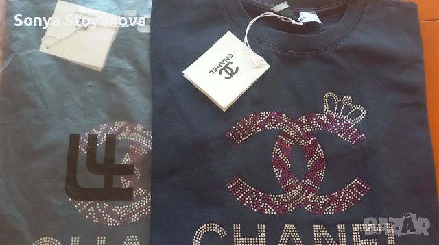 Дамски тениски Chanel, снимка 2 - Тениски - 53538474