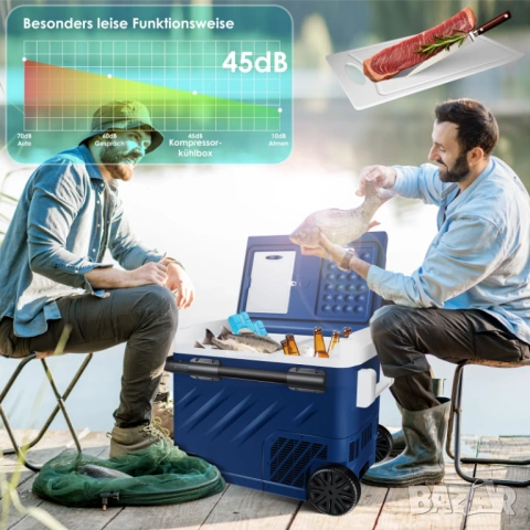 Компресорен хладилник с фризер на 12v-30,41,51,61литра, снимка 13 - Хладилни чанти - 44639342