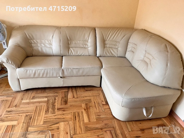 Ъглов диван с ракла и функция сън, снимка 2 - Дивани и мека мебел - 53174498