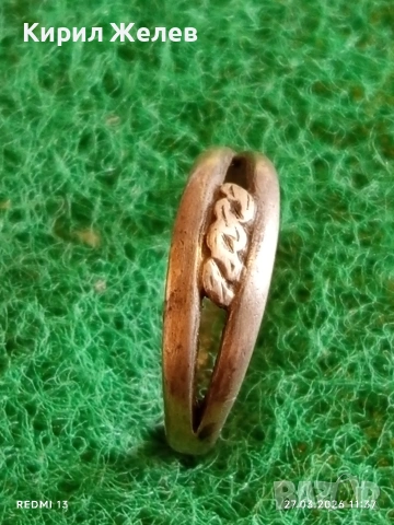 Сребърен пръстен Ретро Арт бижу майсторска изработка 51758, снимка 3 - Пръстени - 53994221