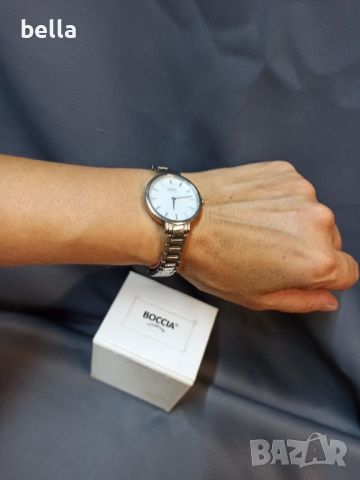Стилен дамски часовник -BOCCIA TITANIUM 3268-01, снимка 4 - Дамски - 46374221