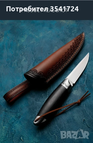 Нова финка със стомана М390, снимка 2 - Ножове - 52577382