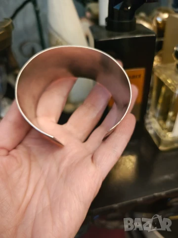 Авторска гривна уникат сребро и злато на Stella Deligianni, снимка 5 - Гривни - 50487791