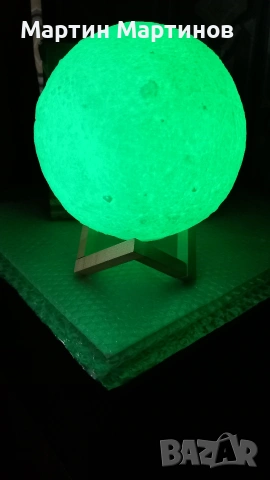 Лампа 3D MOON LIGHT, снимка 5 - Настолни лампи - 53133962