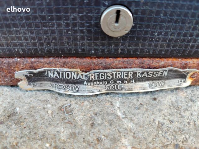 Стар немски касов апарат National, снимка 3 - Антикварни и старинни предмети - 45110245