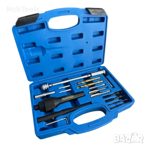 Комплект за демонтаж на скъсани подгревни свещи 8мм и 10мм HAWEK