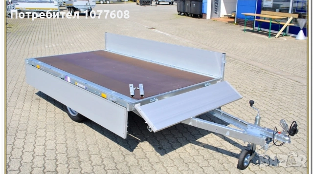 Туристическо ремарке Eduard с общо допустима максимална маса до 750кг 