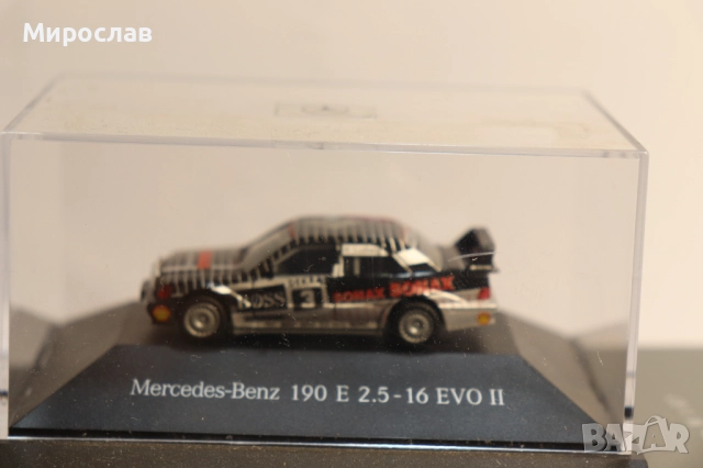 HERPA H0 1/87 MERCEDES 190 EVO AMG КОЛИЧКА КАМИОН МОДЕЛ, снимка 2 - Колекции - 52822368