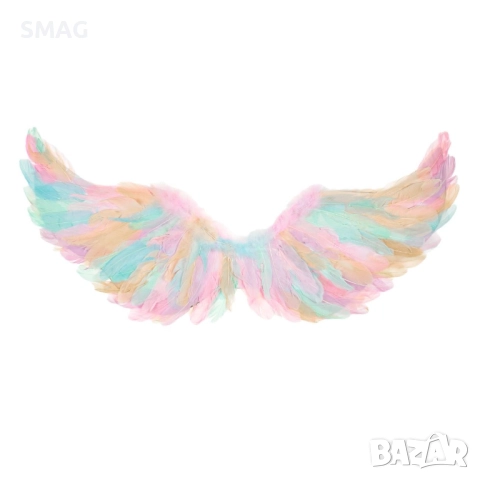 Хелоуин / Halloween цветни дъгови карнавални крила 80x40 см_1231160
