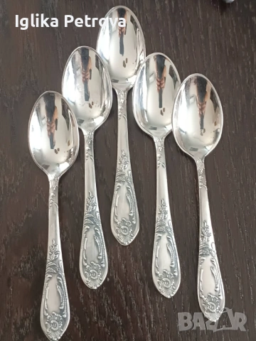 Нови,посребрени,руски прибори, снимка 10 - Антикварни и старинни предмети - 53023623