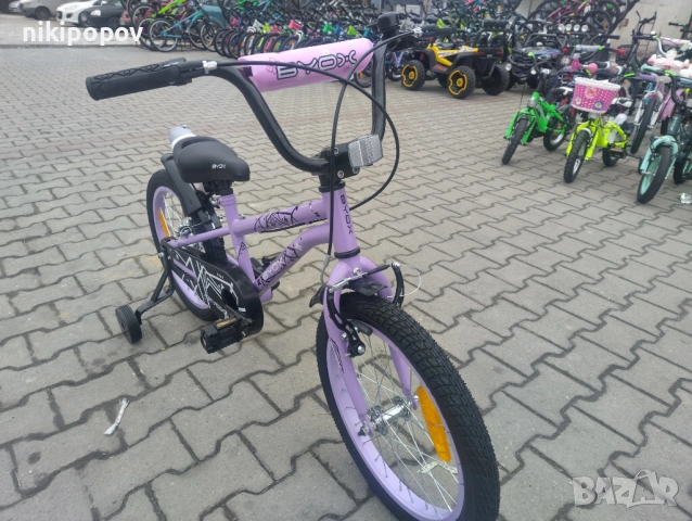 BYOX Велосипед 18" PIXY лилав, снимка 11 - Велосипеди - 53559058