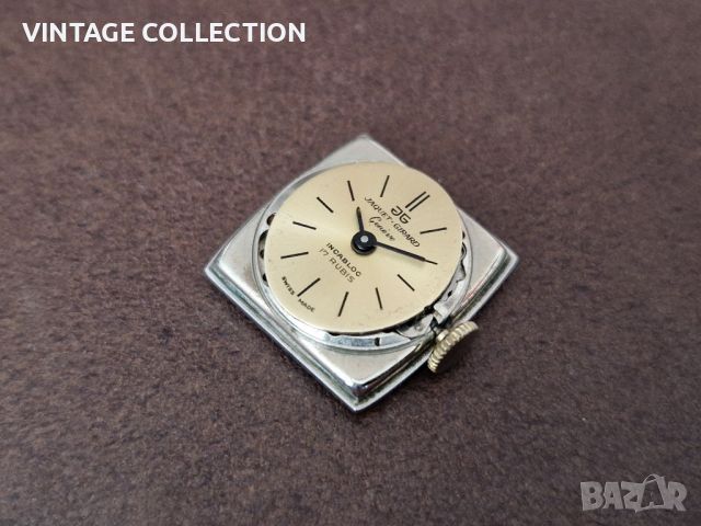 JAQUET JIRARD GENEVE Швейцарски механичен часовник, снимка 3 - Дамски - 46125701