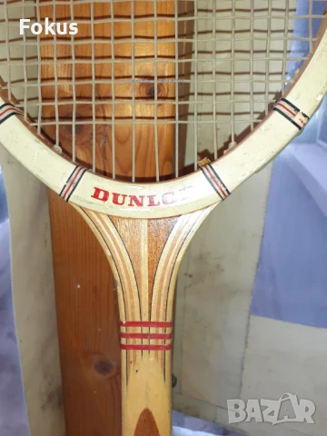 Стара колекционерска ракета за тенис Dunlop Maxply, снимка 4 - Антикварни и старинни предмети - 51074529