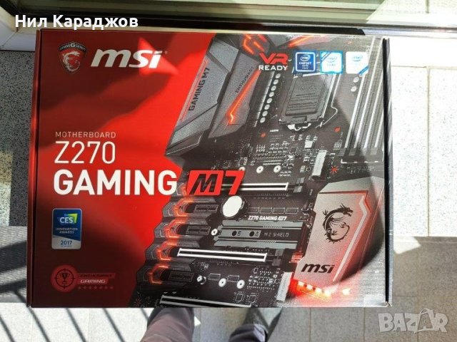 Компютърно дъно, Motherboard MSI Z270 Gaming M7, снимка 1 - Дънни платки - 45201464