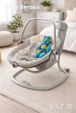 Електрическа бебешка люлка Joie Serina 2-in-1