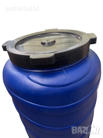 Бидон 130 л с широко гърло и със странични дръжки, снимка 3 - Строителни материали - 51168528