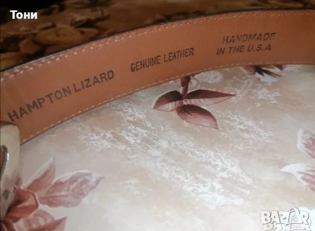 GROOKHORN Оригинал Нов Мъжки Колан Изцяло от Естествена Кожа 110см., снимка 11 - Колани - 52791084