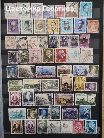 Турция 110 бр.марки, снимка 2 - Филателия - 52010745