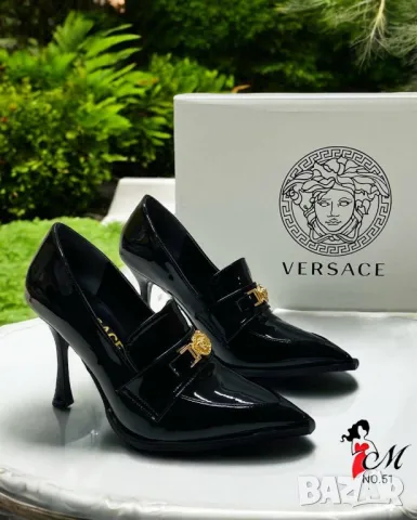 дамски обувки на ток versace , снимка 1 - Дамски обувки на ток - 46860799