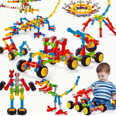 Образователен и забавен детски конструктор, снимка 2 - Конструктори - 53838122