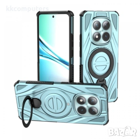 Защитен калъф WANLONFENG за Xiaomi Poco M8 5G / Redmi Note 15 5G със Стойка и Филм за дисплея- Ударо, снимка 3 - Калъфи, кейсове - 53266924