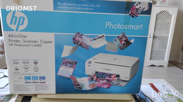Принтер-скенер-копир HP Photosmart C4400 All-in One, снимка 7 - Принтери, копири, скенери - 46473744