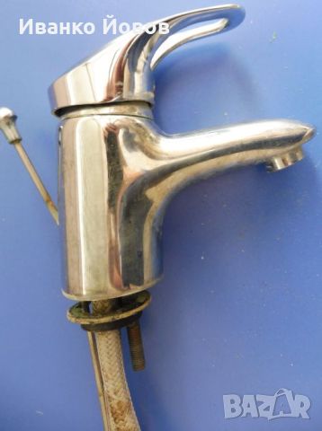 Смесител стоящ за мивка, Видима, керамичен механизъм, употребяван, снимка 11 - ВИК - 45218702