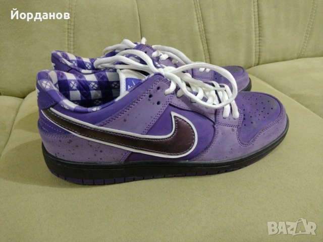 оригинални кецове Nike SB Dunk Purple Lobster , снимка 2 - Кецове - 53521928