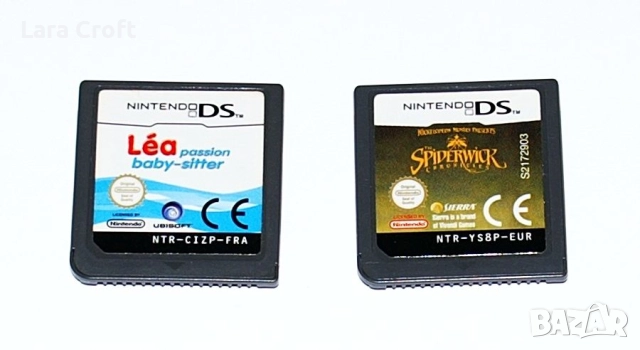 DS Nintendo Игри Lea Passion Baby-Sitter или The Spiderwick Chronicles 