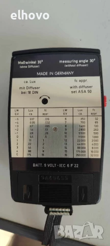 Светломер Profisix sbc, снимка 3 - Светкавици, студийно осветление - 50707835